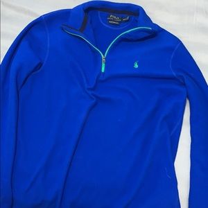 Men’s Polo Performance Fleece pullover
